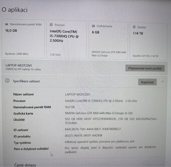 Hp Omen 15-ce012nc - 5