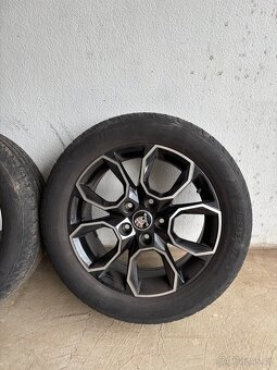 Prodám alu kola Škoda R16 5x112 s pneumatikami 205/55 R16 - 5