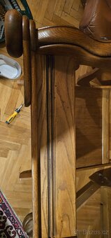 Rohová rustikání sedací souprava-korpus krásně propracovaný - 5