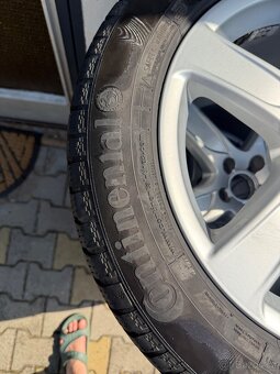 ORG. ALU KOLA AUDI 4KS ZIMNÍ PNEU CONTINENTAL 235/55 R18 - 5