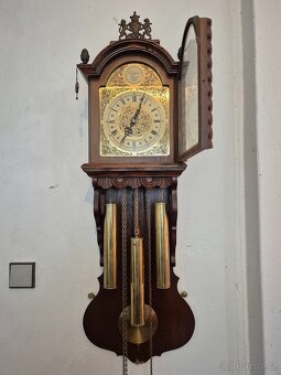 VELKÉ NÁSTĚNNÉ HODINY SE 3 ZÁVAŽÍMI - 5