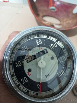 Jawa 350 kývačka tachometr do 140km/hod - 5