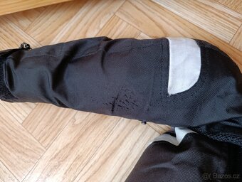 Dámská bunda na motorku Street Racer Elite černo bílá XS - 5