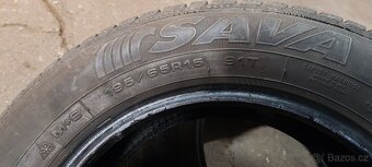 2 zimní pneumatiky SAVA 195/65R15 91T 7,00mm - 5