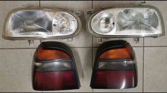 Přední + zadní světla VW Golf III mk3 Hella - 5