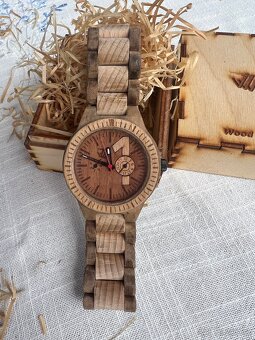Dřevěné hodinky typ ONE - nové - 5