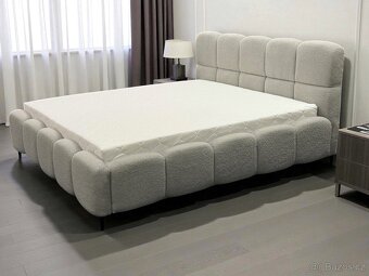 Manželská postel , uplne nový . Šedá | 180x200 , 160x200 | - 5