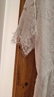 Bílé těhotenské/ kojící šaty Bonprix - 5