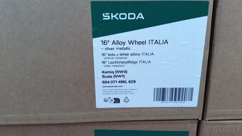 NOVÉ originální ALU kola ŠKODA 5x100 R16 Scala Kamiq Fabia - 5