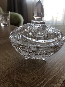 broušené sklo 50 let staré Bohemia glass - 5