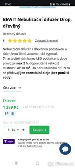 Nebulizér značky BeWit na aroma oleje - 5