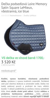 Vínová skoková dečka Lemieux Loire Satin Memory Pad - 5