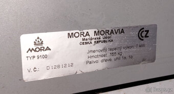 Sporák na tuhá paliva Mora - 5