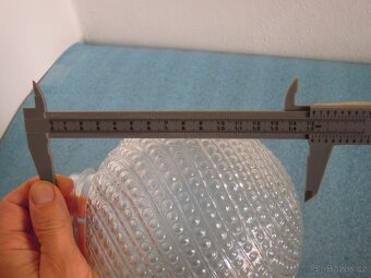 Sklo na kopyto se závitem 84,5mm vzor matovaný - 5