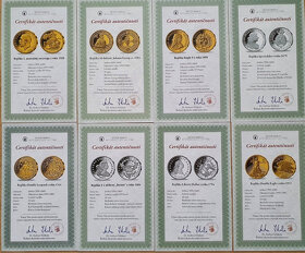 Krásná kompletní kolekce Legendární mince světa 999/1000 Ag - 5