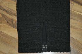 černá pouzdrová sukně s vysokým pasem Zara - 5