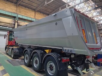 Železný,sklopný návěs,sklápěcí,sklopka HARDOX 28m3 MEGA - 5