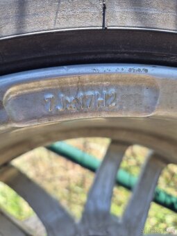 Alu kola audi/ VW 7jx17 et49, letní pneu 205/50 - 5