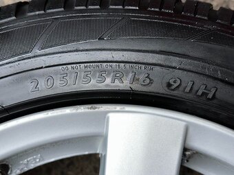ALU kola Enzo 16" 7J ET35 zimní pneu 205/55/R16 - 5