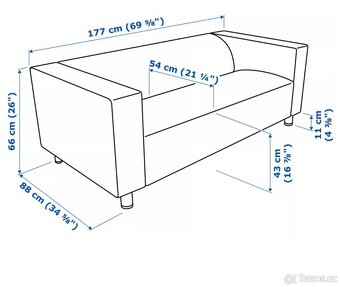 Sedačka IKEA KLIPPAN - 5