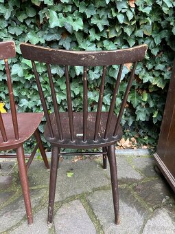 2 x přetřená židle TON IRONICA - cena za kus - 5