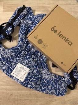 Ergonomické nosítko BeLenka 4ever Mandala-královská modrá - 5