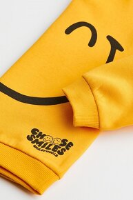 ☘️ Smajlíková MIKINA H&M tepláková vel. 110/116 ☘️ - 5