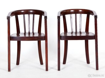 Párová křesílka židle original THONET 1940 - 5