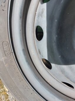 Kola Kia Picanto originální plechove disky + poklice - 5