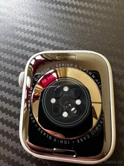 Apple Watch Series 8 45mm, Stříbrné - 5