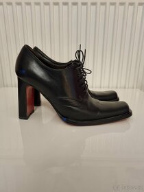 Kožené polobotky Hugo Boss - 5