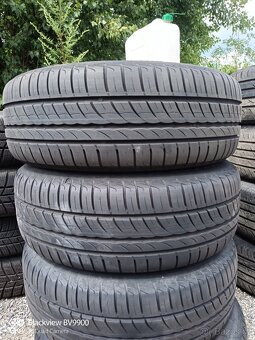 Letní pneumatiky 185/60 R 14 na disku Škoda Fabia 5x100. - 5