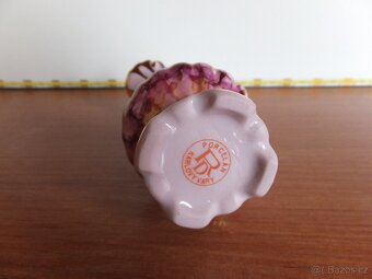 Růžový porcelán, krásná vázička, amfora č.2. znač. RD. - 5