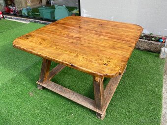 Masivní stůl borovice - 5