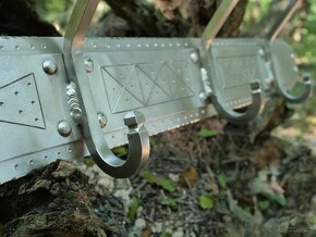 Kovaný věšák, nerezový věšák - 5