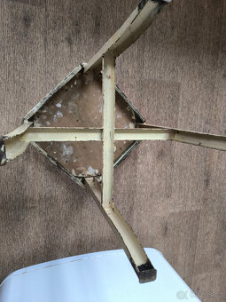 Stará židle, stolička,štokrle,židlička rok 1900-1930,zdobená - 5