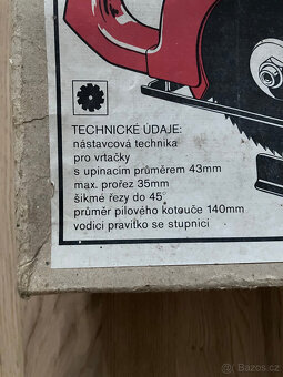 Ruční kotoučová pila – nástavec na vrtačku - 5