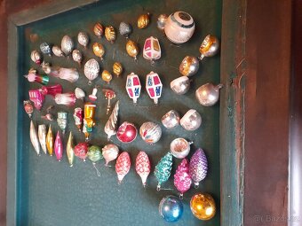 Staré vánoční ozdoby 61 kusů - 5