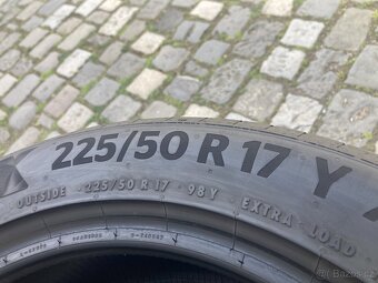 4ks letních pneumatik CONTINENTAL 225/50R17 98Y DOT2020 - 5