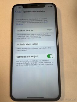 Apple iPhone X 64gb kondice baterie 100% s kabelem Cena 31 - 5
