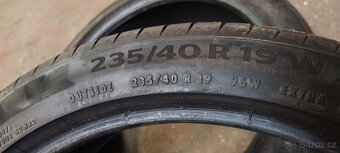 2 letní pneumatiky Continental 235/40R19 96W 7,00mm DOT 2020 - 5