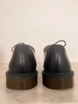 Dr. Martens 1461 PLAIN WELT SMOOTH LEATHER SHOES - BLUE NAVY - 5