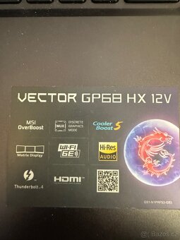 Notebook MSI Vector GP68 HX 12VH - 5