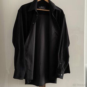 Pánská volnočasová košile černá, vel. 40-41 (М) - 5