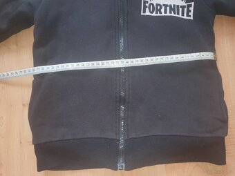 Černá mikina fortnite teplá cca 128/134 - 5