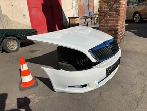 kapota Škoda Octavia 2,II facelift bílá 9P9P , 1026 candy - 5
