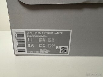 Nike Air Force 1 '07 NN Burgundy Crush vel.43/27,5cm - 5