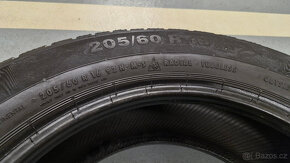 PRODÁM  zimní  kompletní sadu 4 kol  CONTINENTAL 205/60 R16 - 5