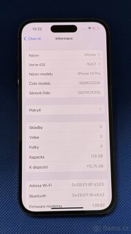 iPhone 14 Pro 128GB Purple, pěkný stav - 5