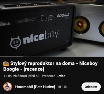 Niceboy Boogie reproduktor, téměř nepoužívaný - 5